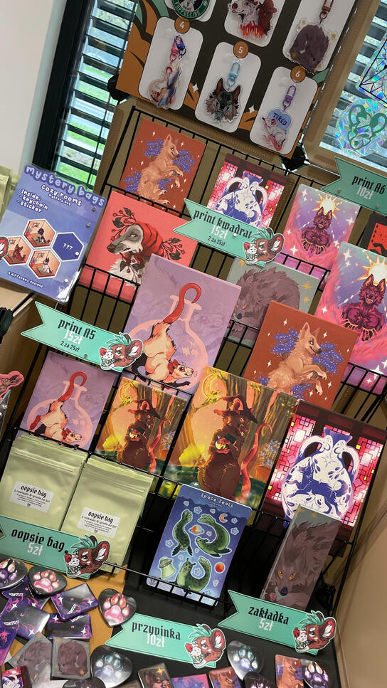 Prints close-up