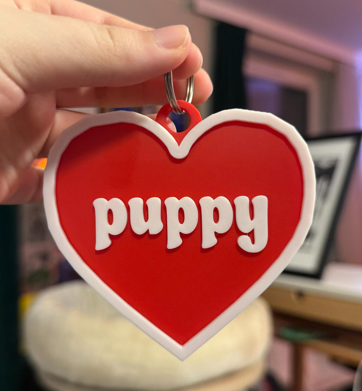 Heart Collar Tag